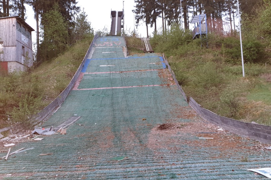 Die alte Schanze im Harz – heute ein „Lost Place“.