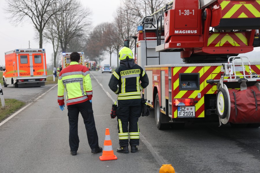 Die K40 in Salzgitter wurde nach einem schweren Unfall gesperrt. 