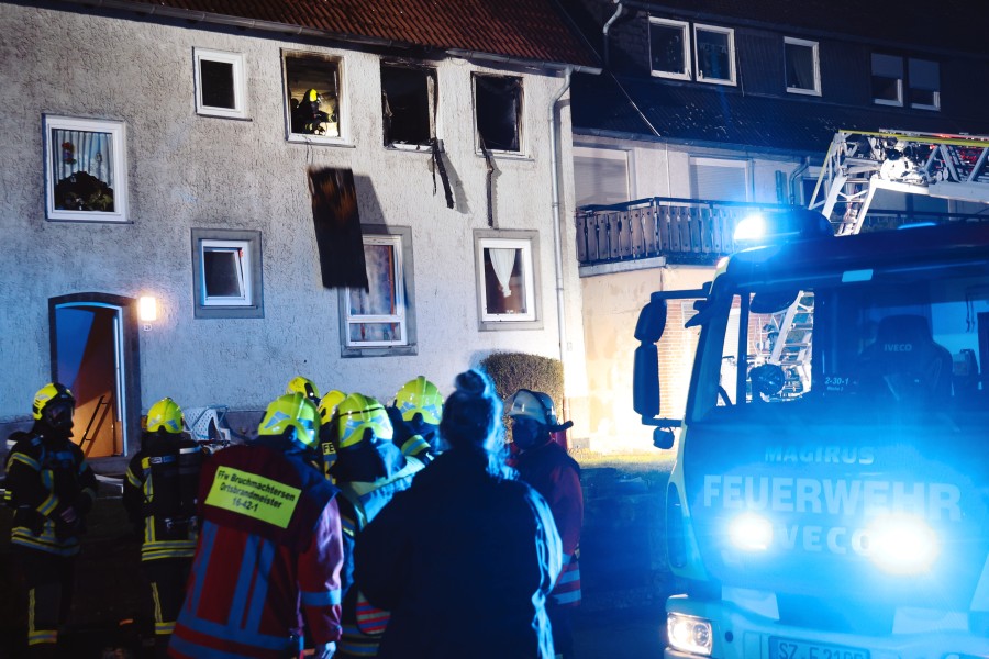 Rund 40 Einsatzkräfte waren vor Ort.