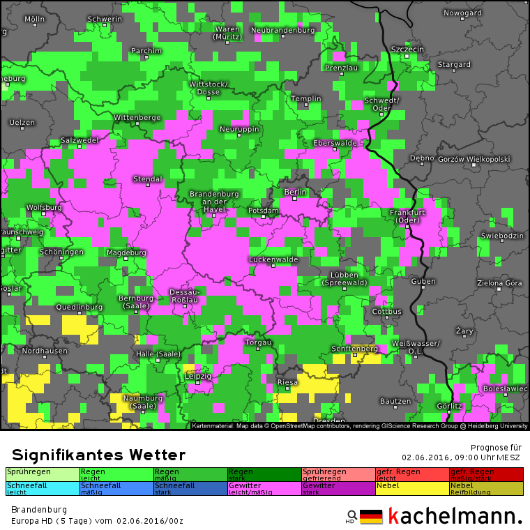 Erst Schauer und Gewitter, dann Besserung