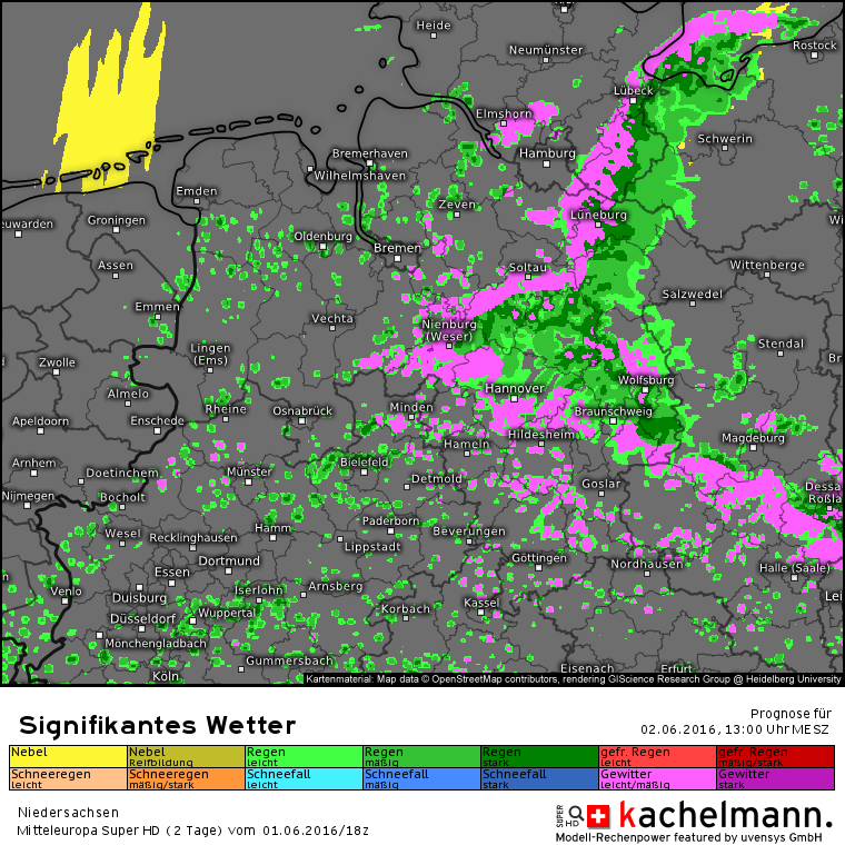 Wieder Schauer und Gewitter in der Region