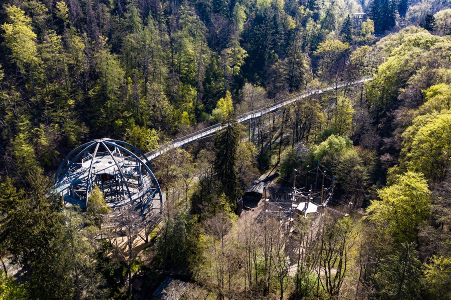 Der Baumwipfelpfad in Bad Harzburg ist geöffnet.