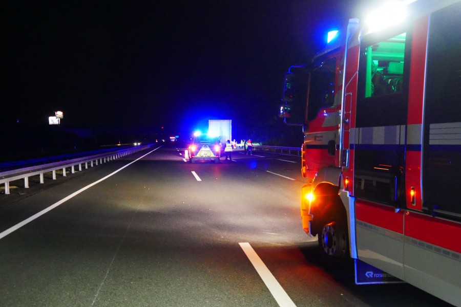 Tödlicher Unfall auf der A2 bei Braunschweig.