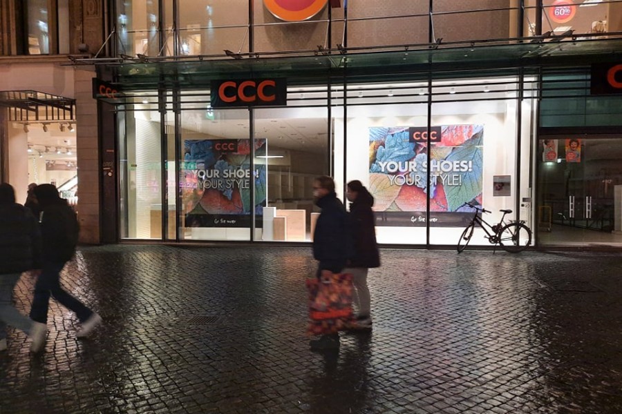 Das Schuh- und Ledergeschäft „CCC“ am Hutfiltern wird auch nach dem Lockdown nicht wieder öffnen.