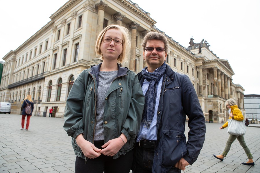 Charlotte Adam und Udo Benning - sie haben ein gemeinsames Schicksal: Beide erlitten in der vergangenen Silvesternacht schwerste Augenverletzungen.