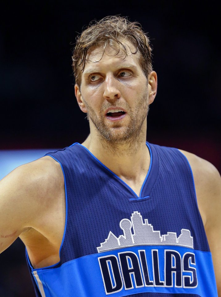 Dallas Mavericks forward Dirk Nowitzki