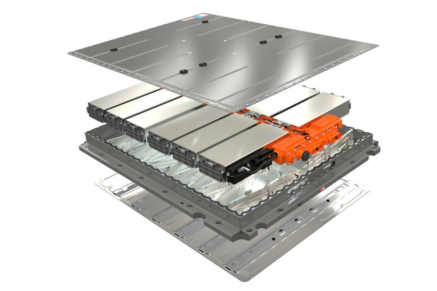 Aufbau eines MEB Batteriesystems.