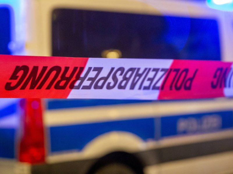 Polizeiabsperrung
