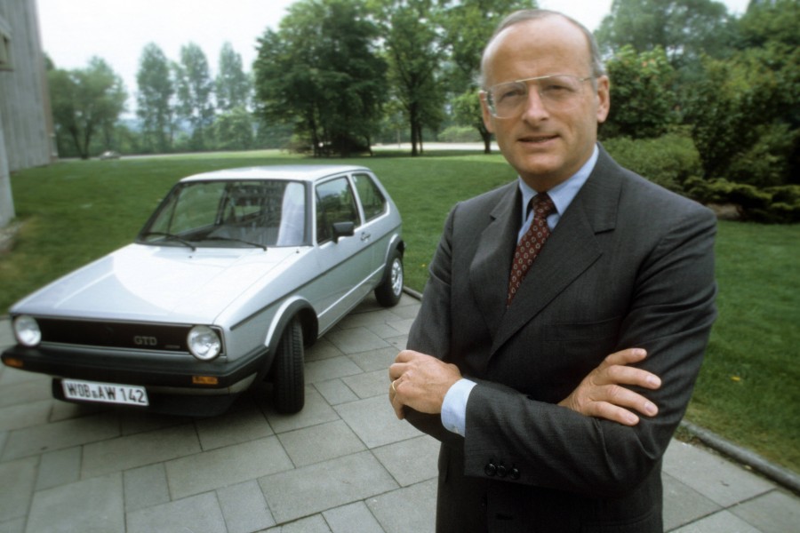 Der ehemalige VW-Chef Carl Hahn 1984.