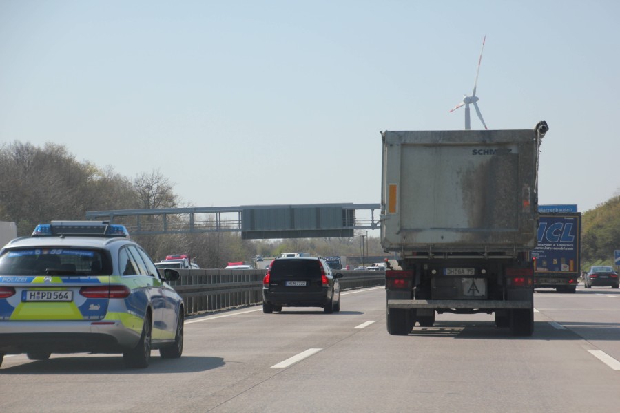 Die A2 in Niedersachsen. 