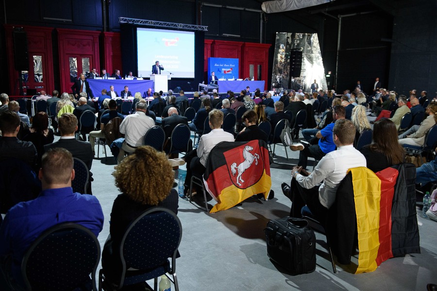 Blick in die Milleniumhalle in Braunschweig im September 2020.