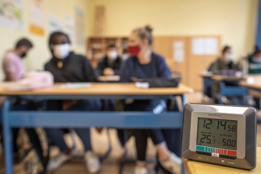 Einige Schulen haben sich bereits CO2-Ampeln besorgt. (Symbolbild)