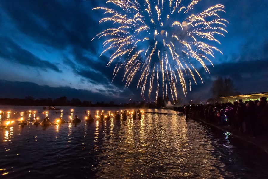 Wenn das Wetter mitspielt, soll es gegen 21 Uhr ein Feuerwerk geben. (Archivbild)