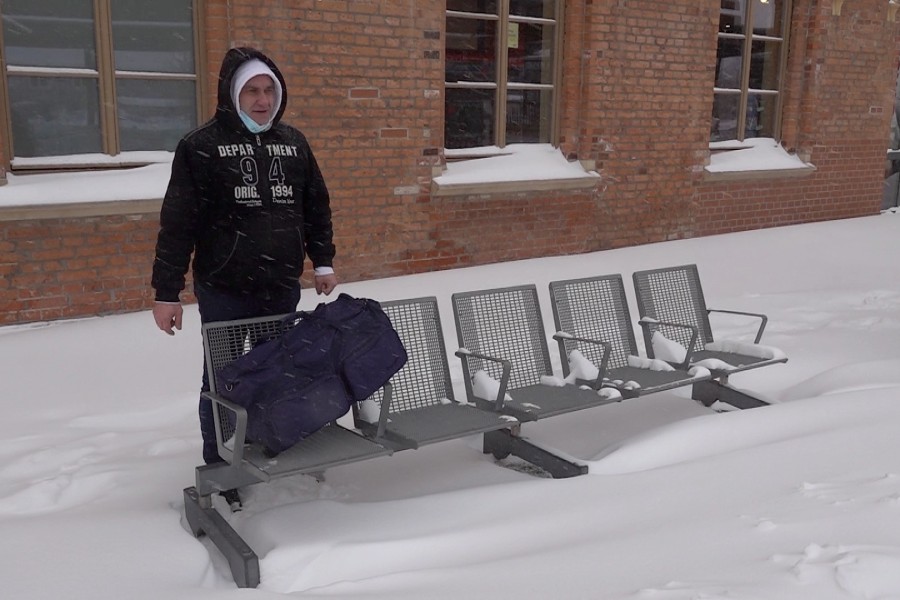 Harz: Andreas will von Halberstadt aus nach Hause nach Bad Düben (Sachsen) fahren, doch das Wetter spielt nicht mit...