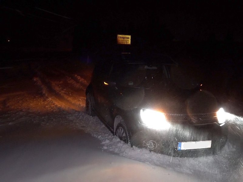 harz schnee auto wetter