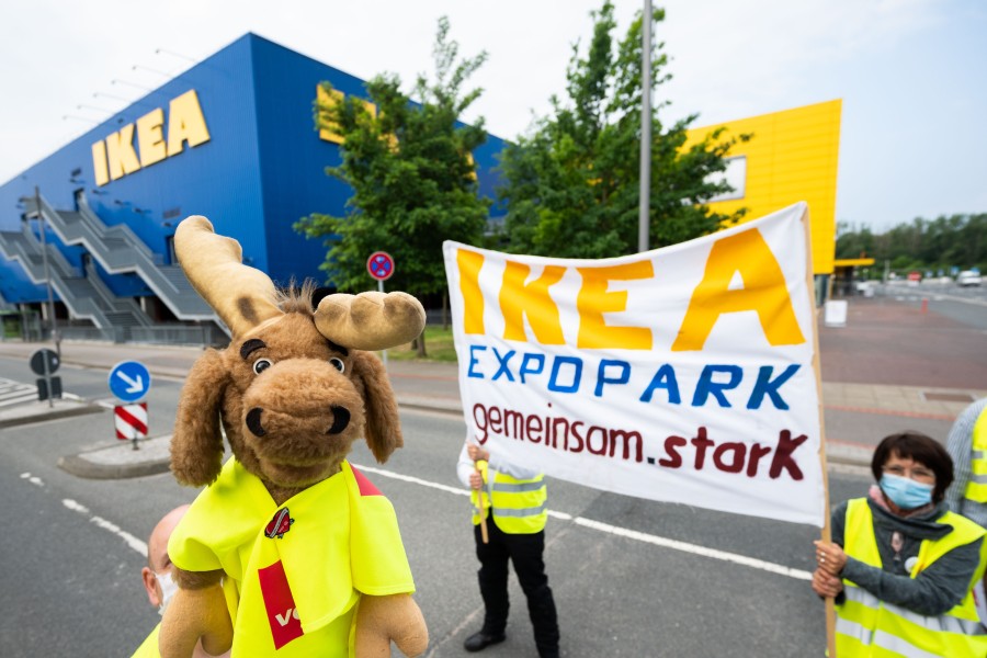 Auch bei Ikea in Hannover soll wieder gestreikt werden. (Archivbild)