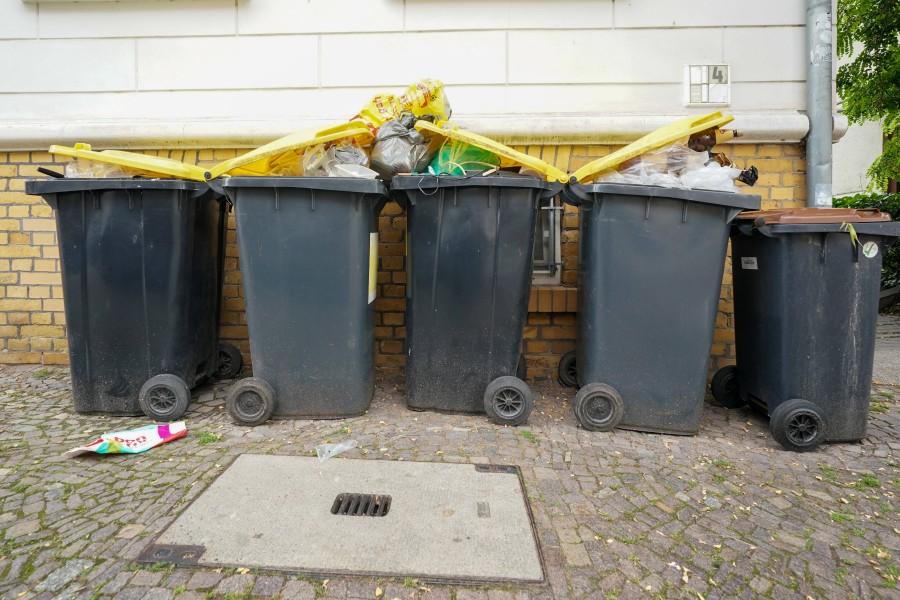 Die beiden Nachbarn sollen sich wegen der Müllentsorgung in die Wolle gekriegt haben. (Symbolbild)