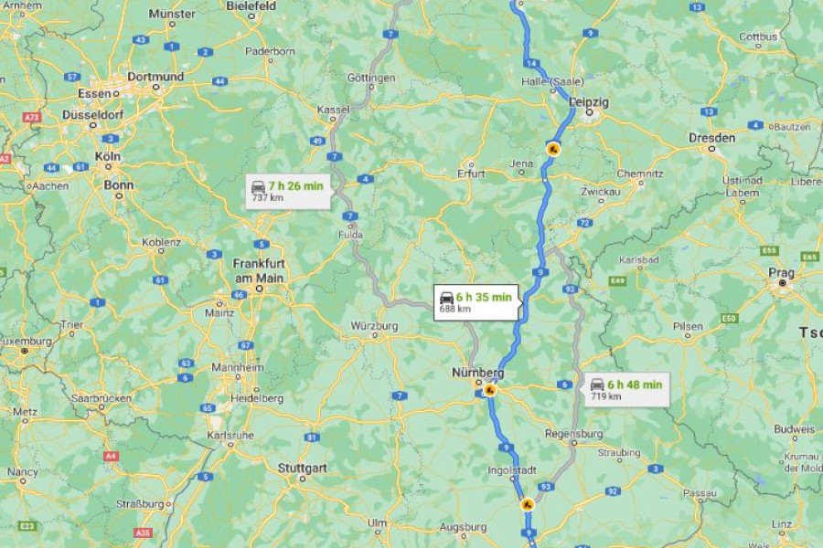 Um die 700 Kilometer musste der Wagen bis nach Wolfsburg zurücklegen. 