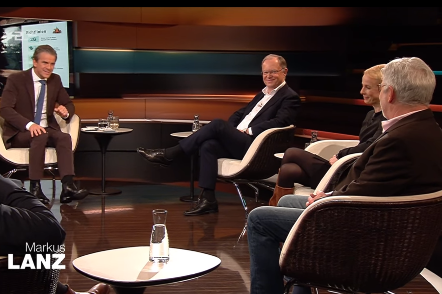 Stephan Weil (SPD) war am Mittwoch zu Gast bei Markus Lanz.