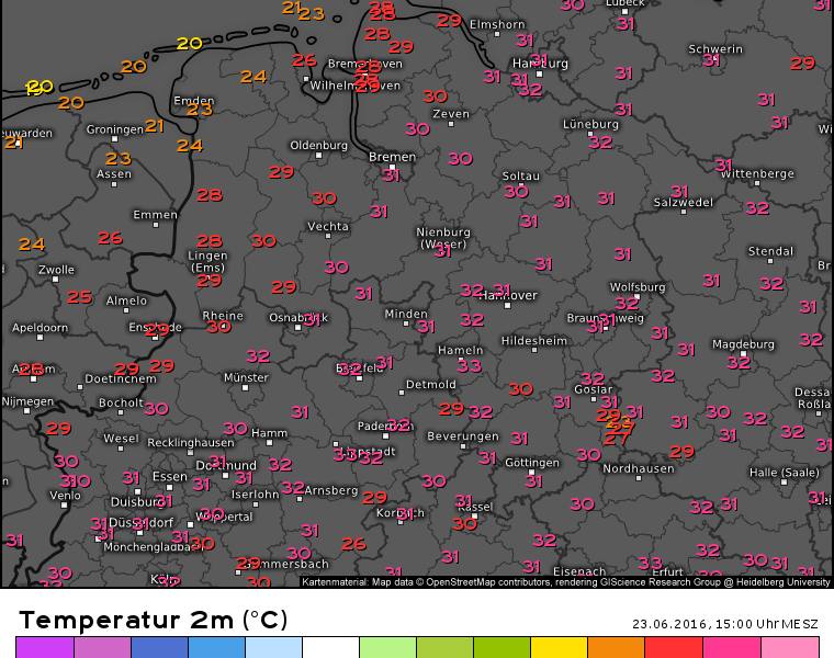 Bisher heißester Tag des Jahres – verbreitet 30 Grad und mehr!