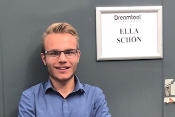 Tom bei seinem Besuch am Set von "Ella Schön".