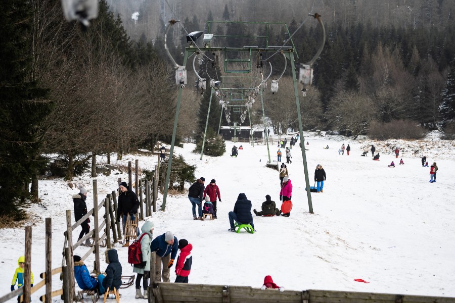 Auch am Torfhausberg im Harz war am Wochenende wieder einiges los. (Archivbild)