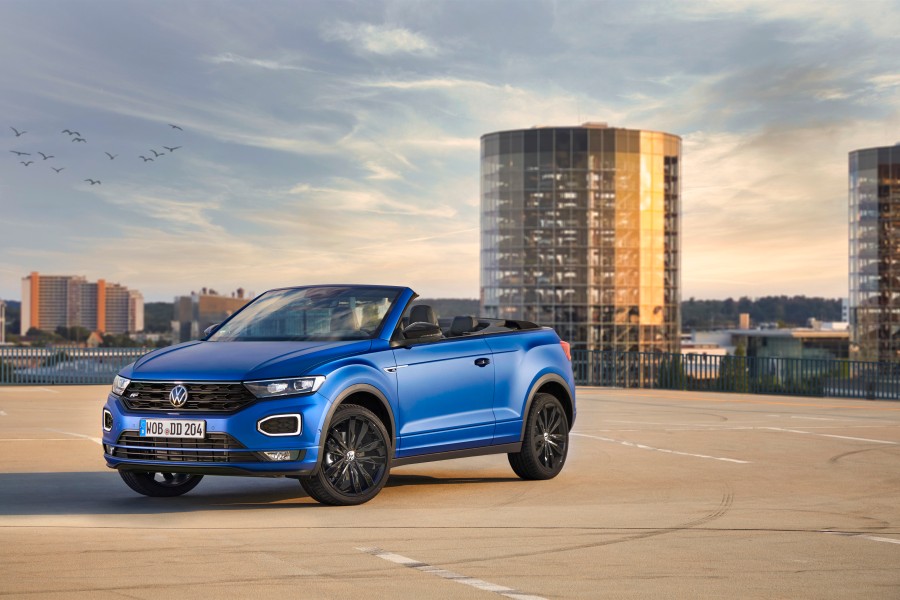 VW: Das T-Roc Cabriolet R-Line „Edition Blue“.