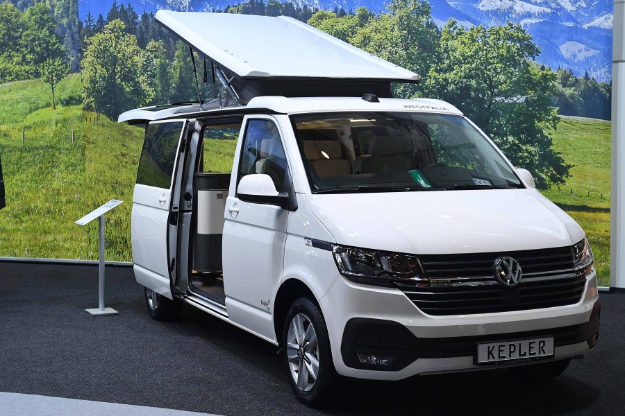 Ein VW T6.1 auf der Caravan 2021.