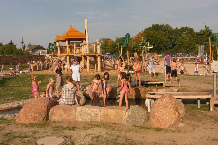 Der Wasserpark in Wolfsburg Hehlingen. 