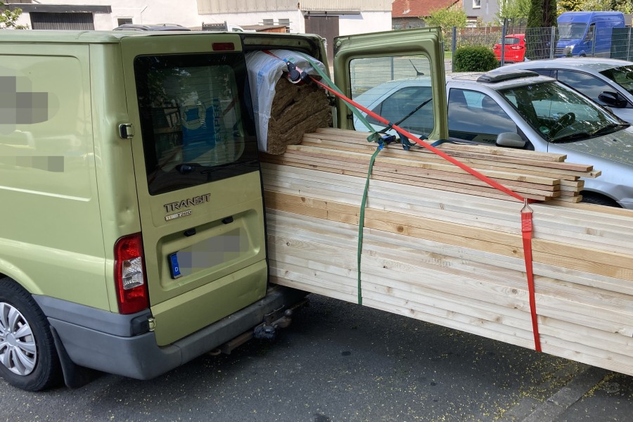 Diesen Transporter hat die Polizei Göttingen aus dem Verkehr gezogen. 