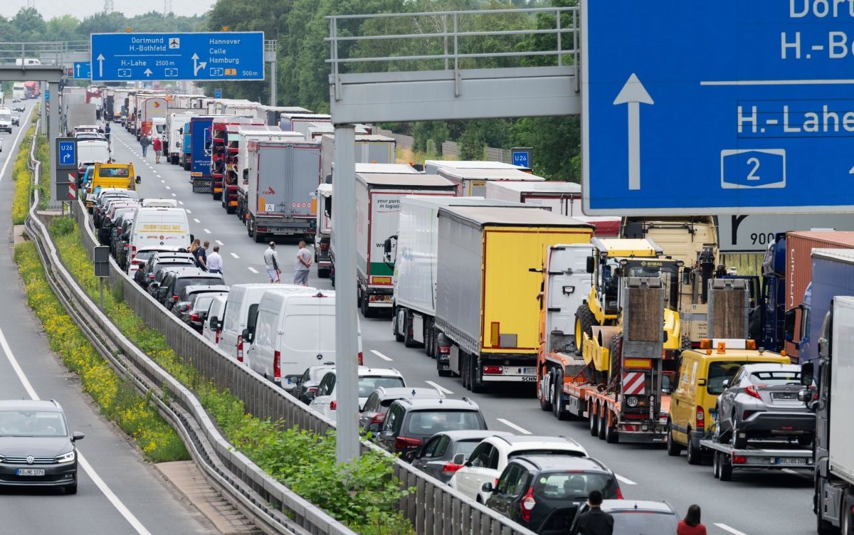 A2 Niedersachsen Hannover Stau