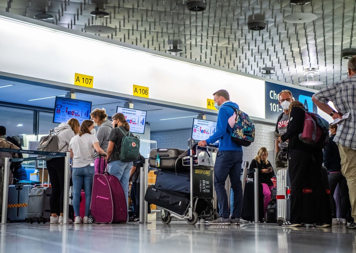 Flughafen Hannover Passagiere