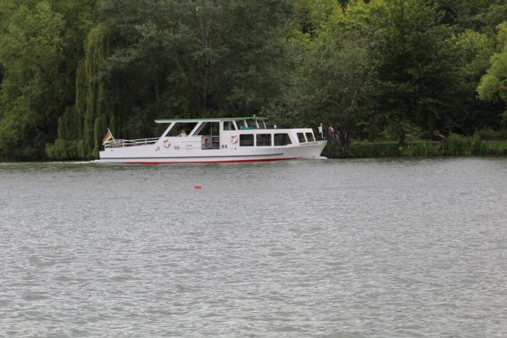 Boot auf dem Maschsee in Hannover