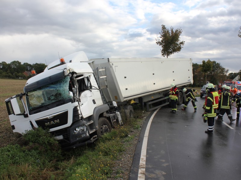 Lkw-Crash im Kreis Peine!