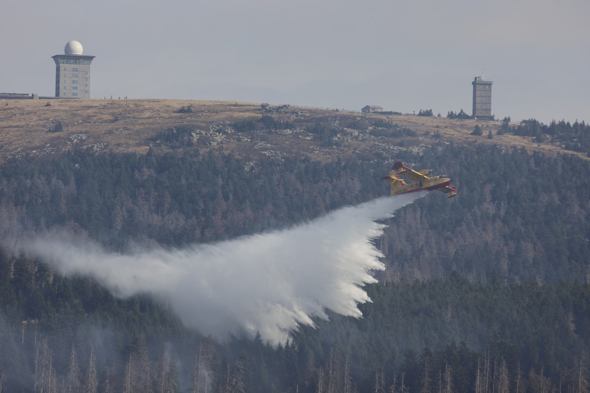 Brand am Brocken