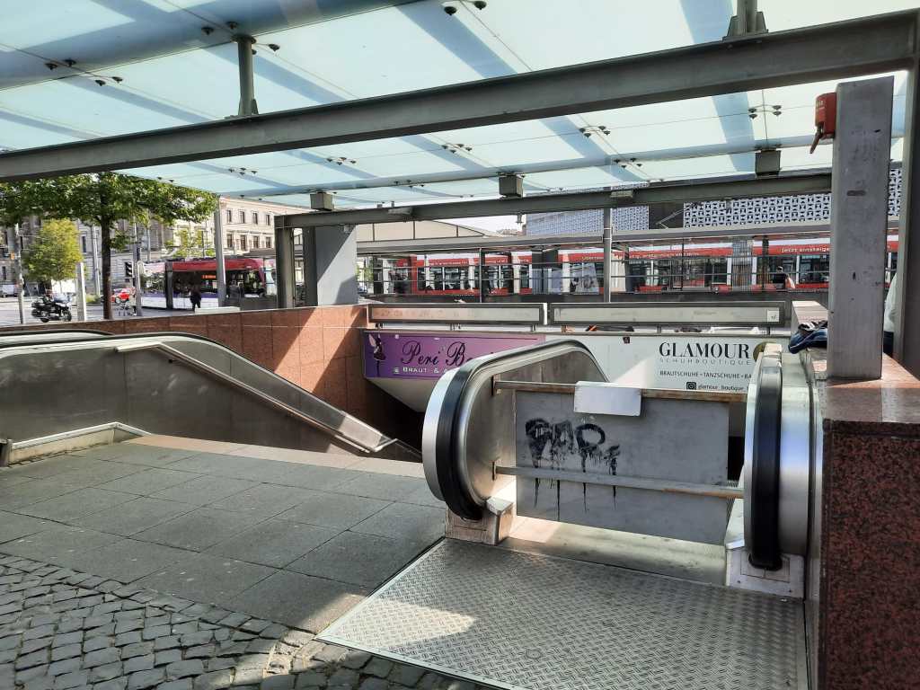 Stillstand in Braunschweig. Im Bohlweg-Tunnel geht kaum noch etwas.