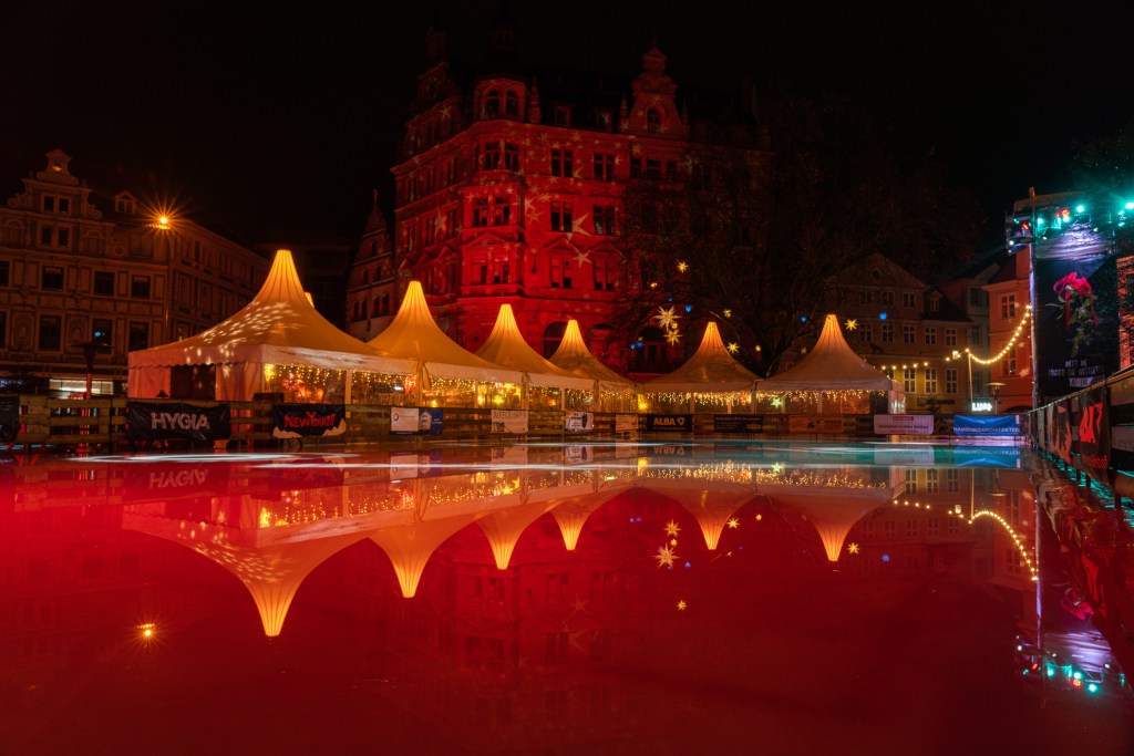 Der New Yorker Eiszauber findet auch in diesem Jahr wieder auf dem Kohlmarkt in Braunschweig statt.
