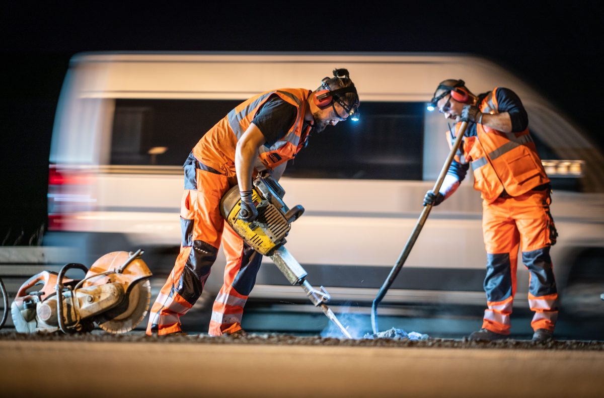 Eine neue Nachtbaustelle auf der A2 bei Braunschweig kommt.