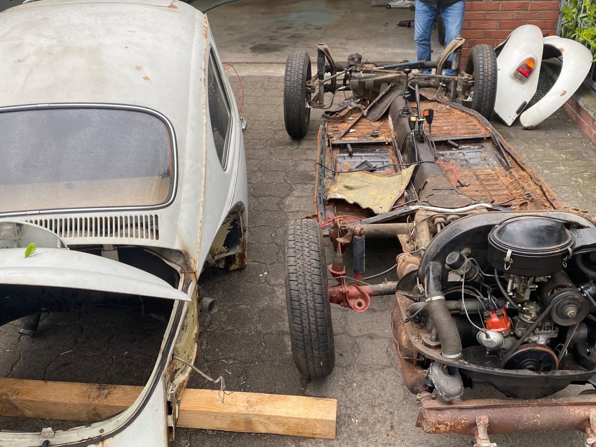 Mandy hat einen VW KÃ¤fer zum Leben erweckt.
