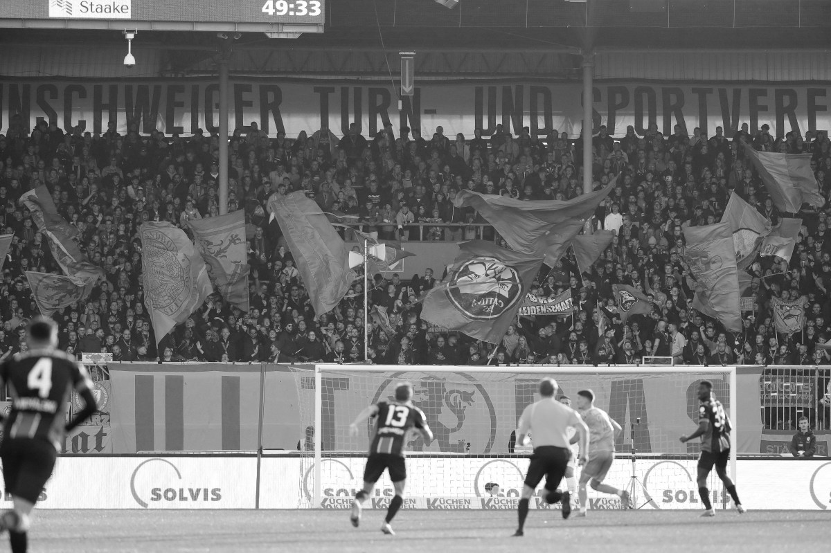 Tragödie im Stadion von Eintracht Braunschweig.