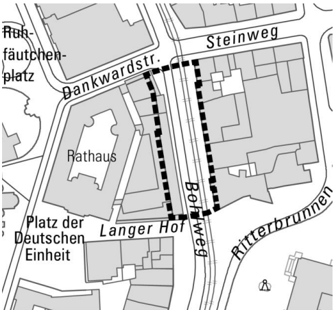 Hier darfst du keine Böller zünden – auch Glas ist verboten.