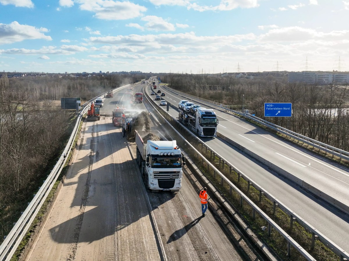 A39 bei Wolfsburg