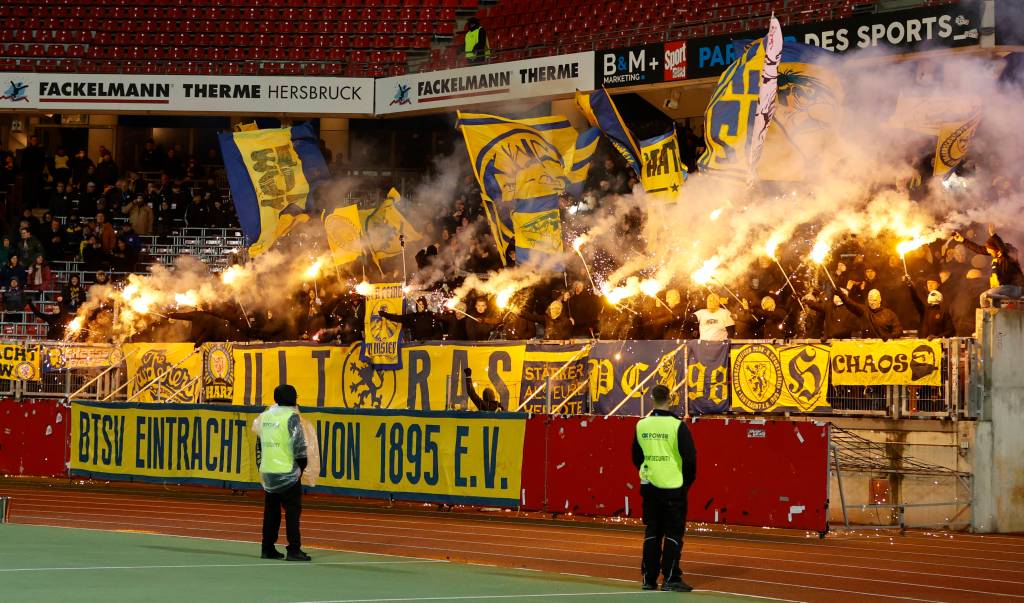 Pyro im Braunschweig-Block.