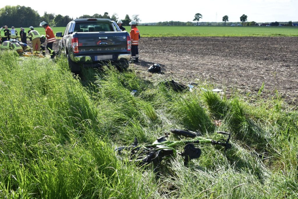 Schlimmer Unfall im Kreis Gifhorn.