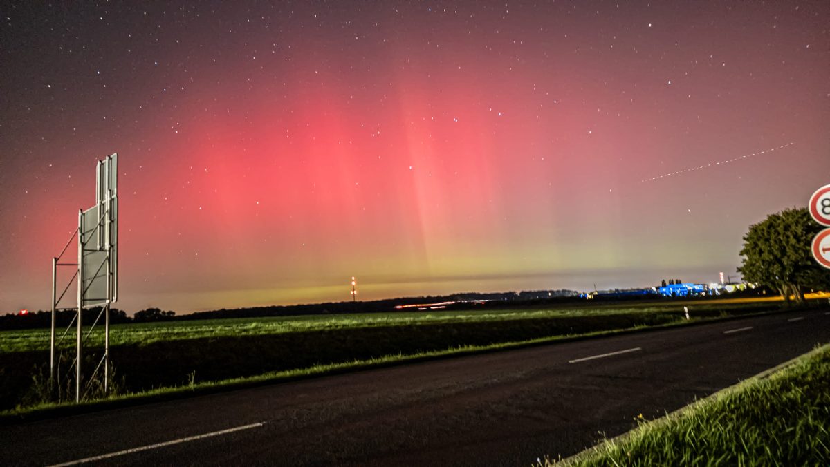 Polarlichter über Braunschweig