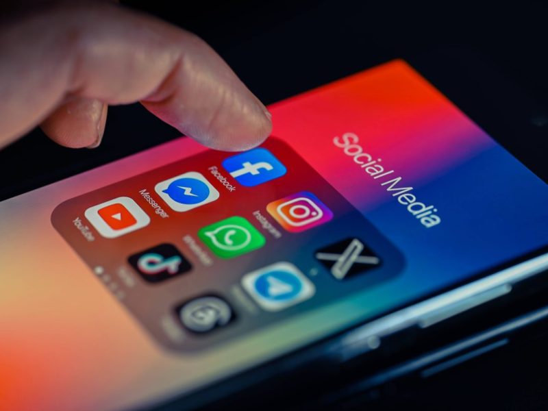Smartphone mit Apps