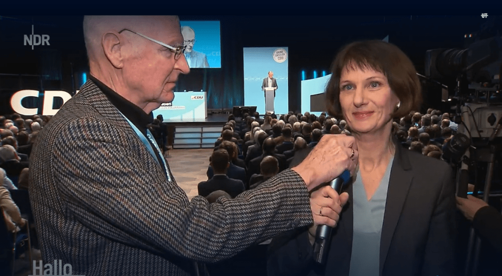 Die Live-Schalte des NDR zur CDU-Regionalkonferenz in Hannover wurde unterbrochen. 