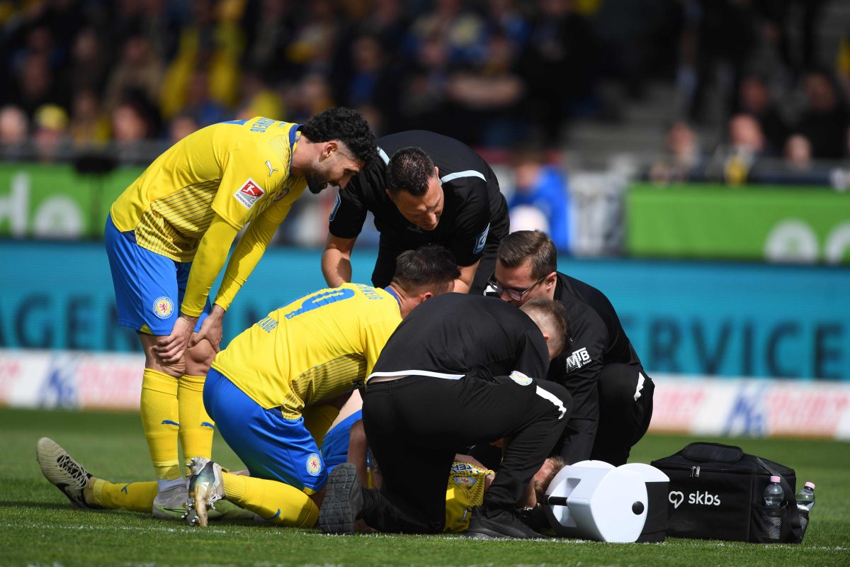 Eintracht Braunschweig – Hannover 96: Böser Zusammenprall im Derby.