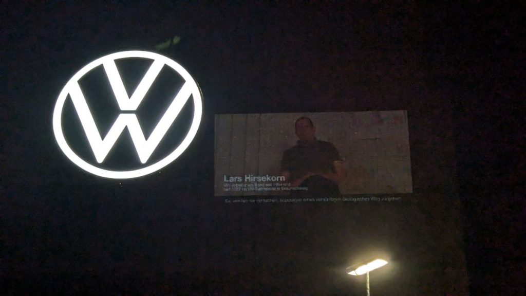 Auch Lars Hirsekorn 
 war bei VW zu sehen.