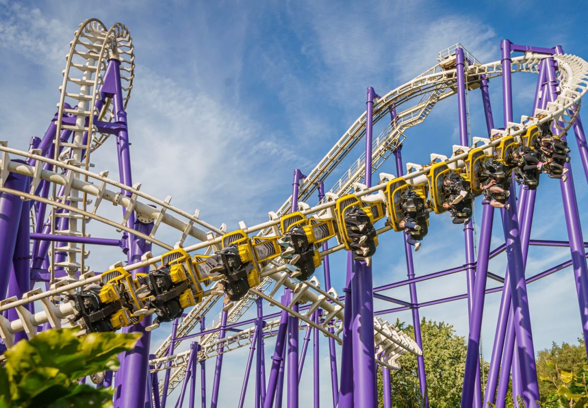 Der Toxic Garden im Heide Park. Auch Promis fahren auf ihn ab.